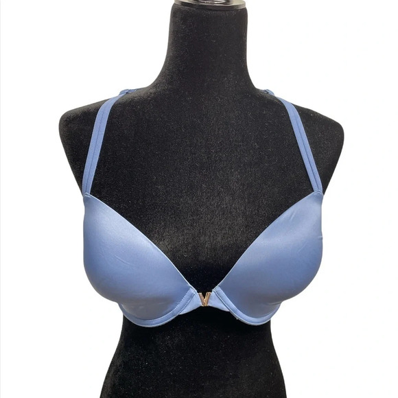 Victoria’s Secret Collection Bra Racer Back Lined Demi Bra 34DDD Front Clasp - Picture 10 of 10